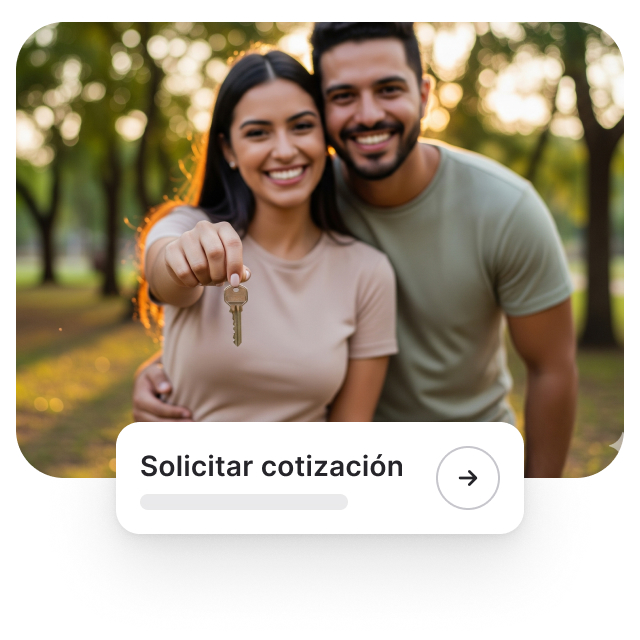 Pareja joven mostrando una llave como símbolo de inversión segura en bonos en Paraguay