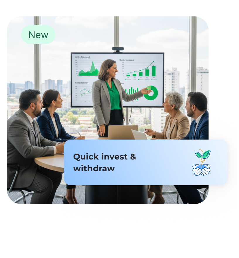 Financial professionals analyzing market performance for mutual fund investments